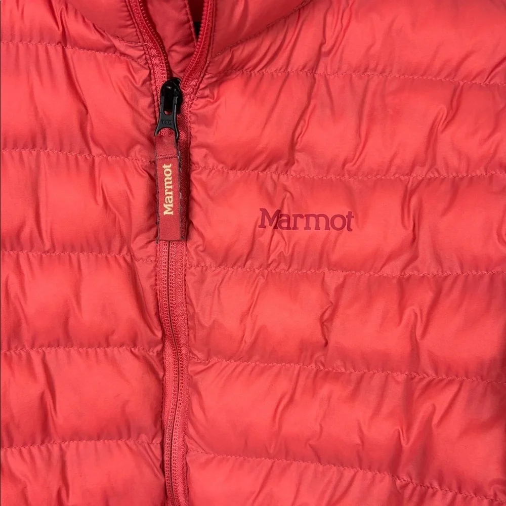 Marmot Kids Vibrant Red Quilted Puffer Jacket - XL